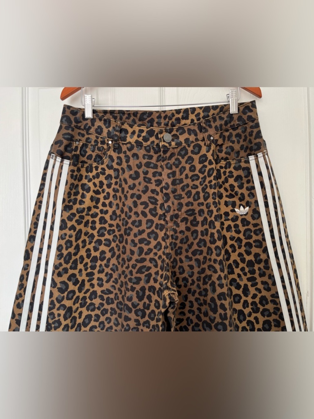 Adidas Denim Bermuda Shorts (33”) - Picture 5 of 15